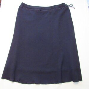 Evan Picone Black Side Zip Skirt Size 16W